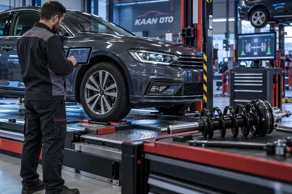 Amortisör Testi — Kaan Oto Fethiye Bodrum